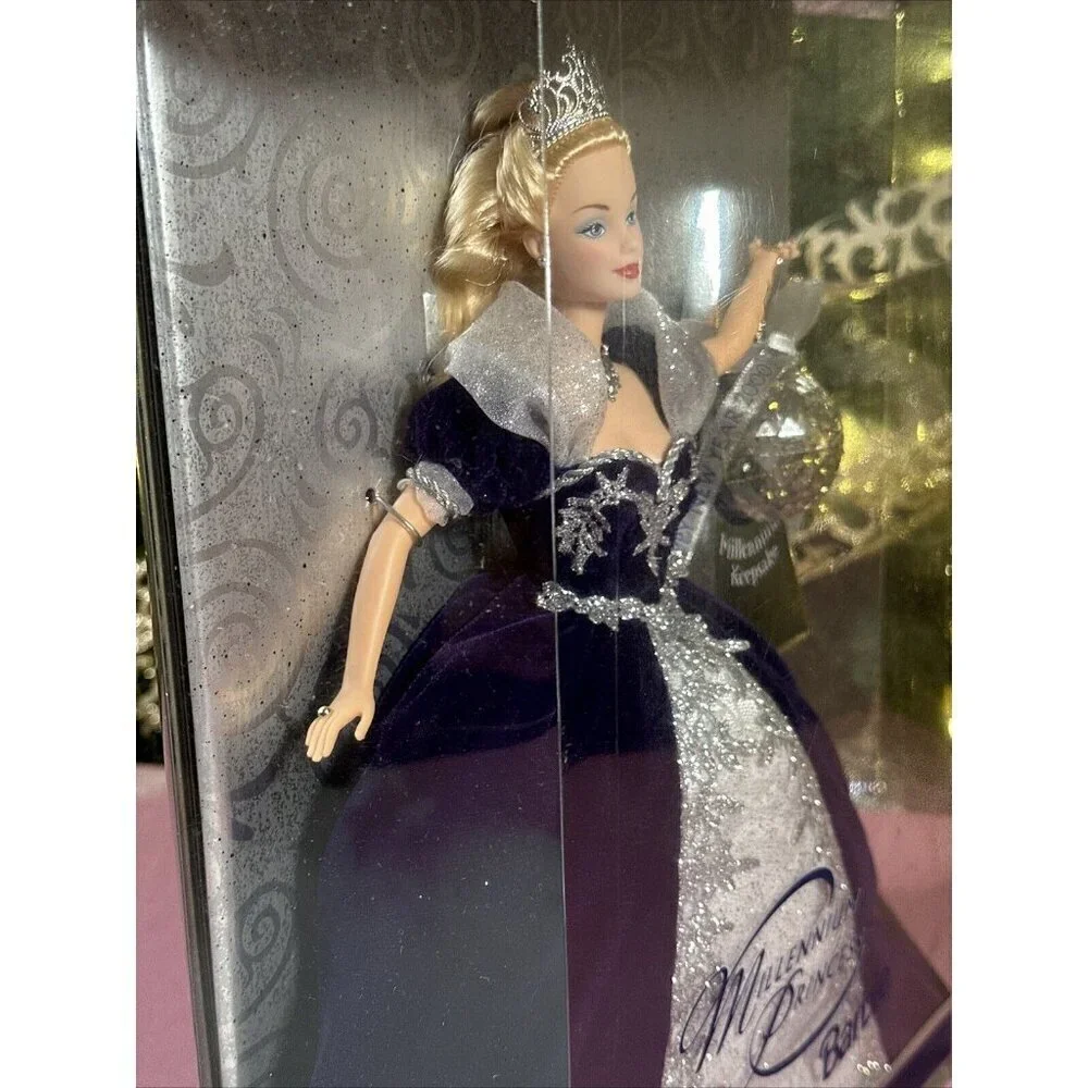 Barbie 2000 Millennium Princess Blue Dress #24154 Vintage 1999 